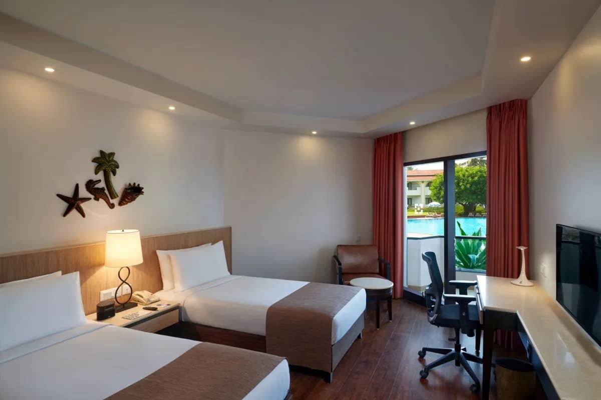 Twin Bed Standard Pool View