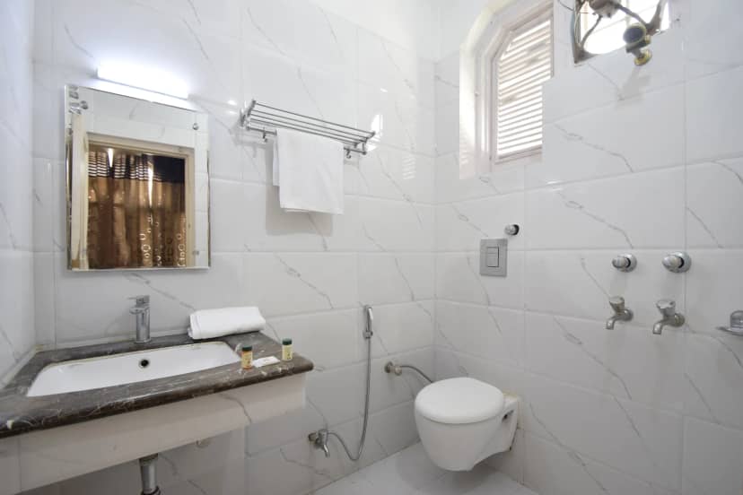 Hotel O Maa Residency Washroom