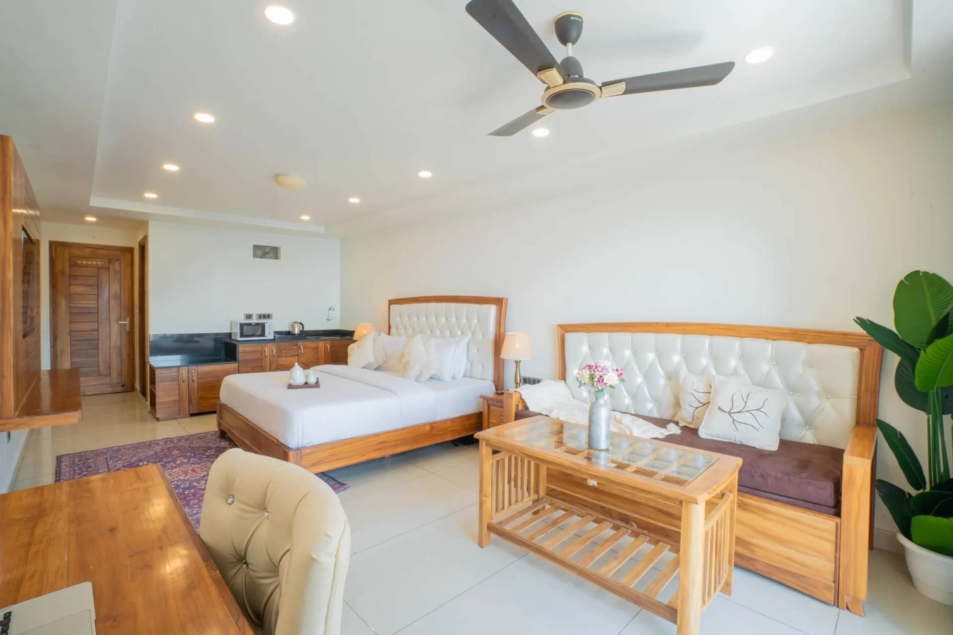 Suite Room with Balcony and Sofa cum bed