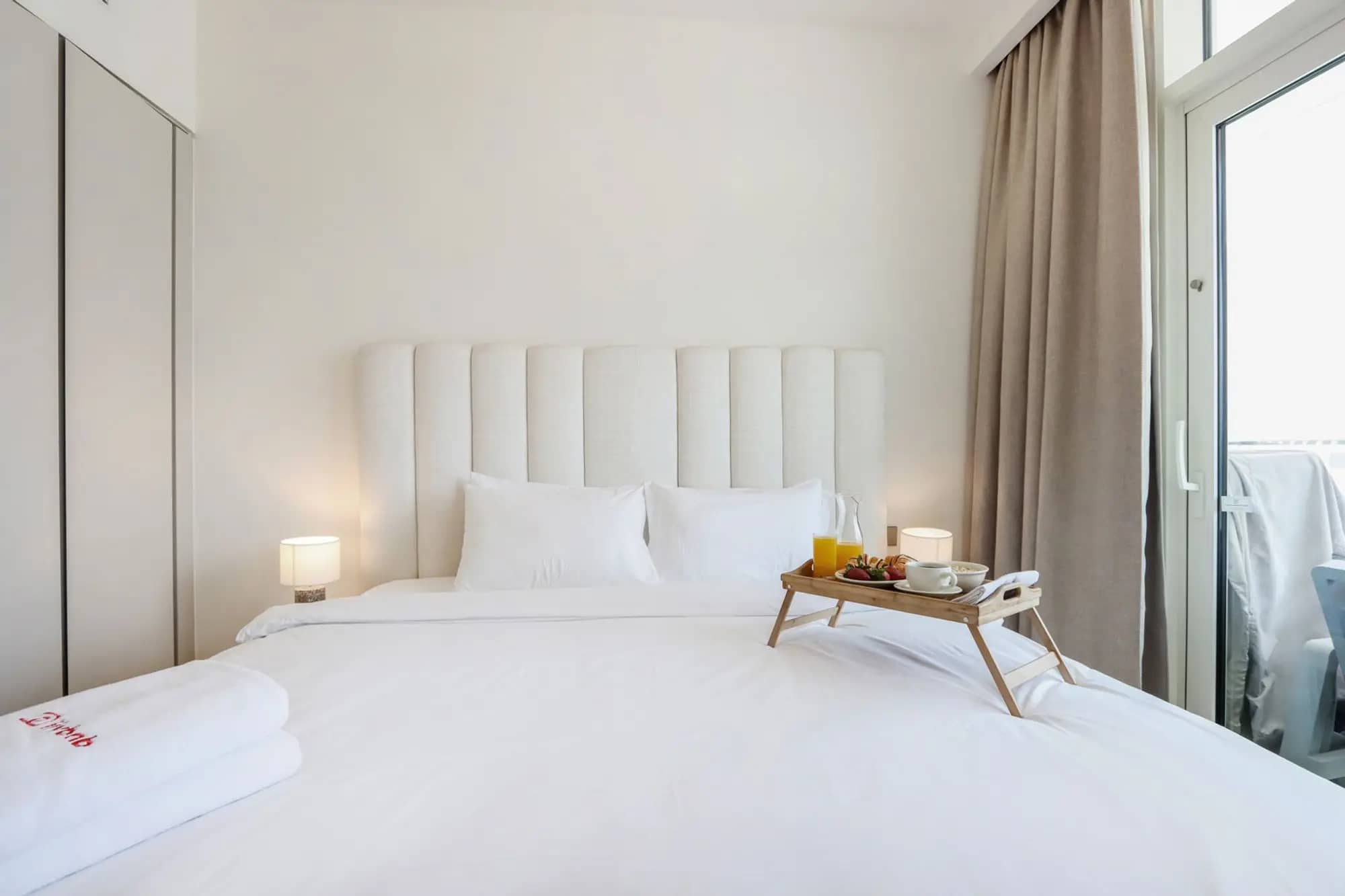 Bedroom — Chic 1BR, Dubai