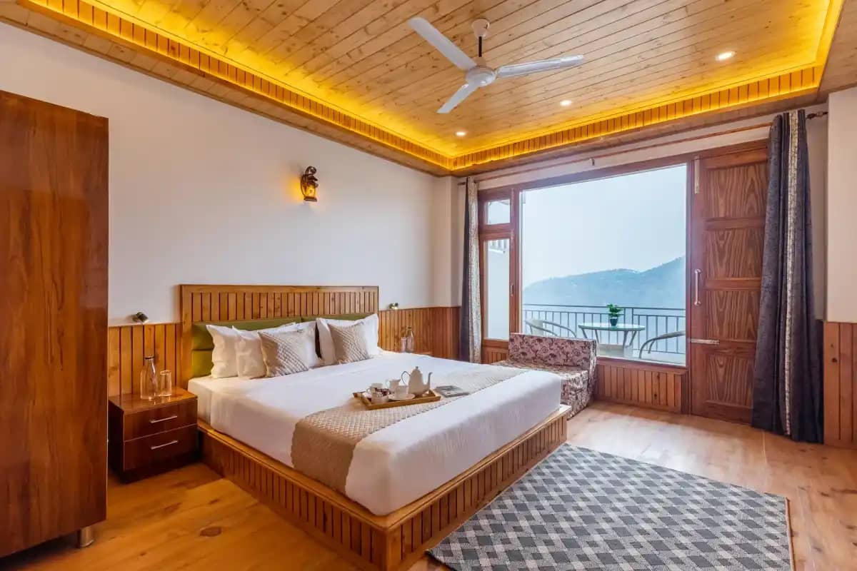 Bedroom 1 — Querencia, Kasauli