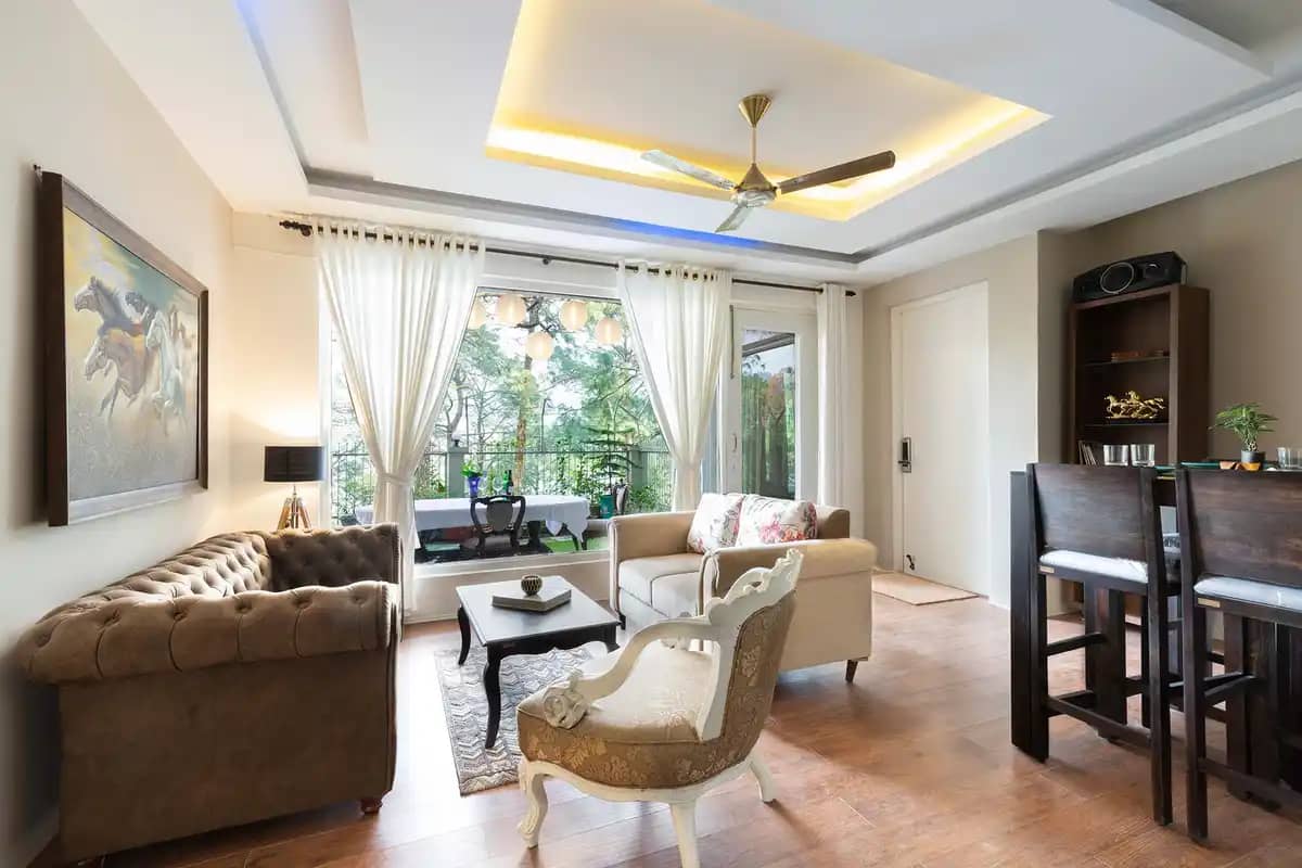 2 Rooms on GF @ Villa in the Mist- Near Kainchi Dham