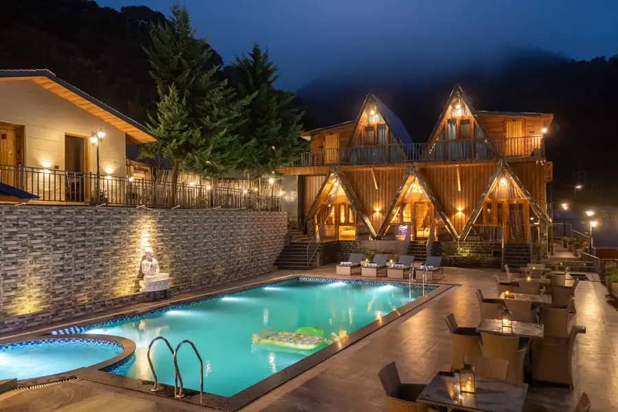 Acorn Luxury Cottages W/ Outdoor Pool @ Dreamation Resorts by Vaana - Bir