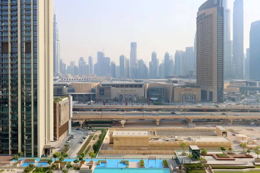 Lavish 2 Bedroom Suite with Burj Khalifa View & Direct Dubai Mall Access