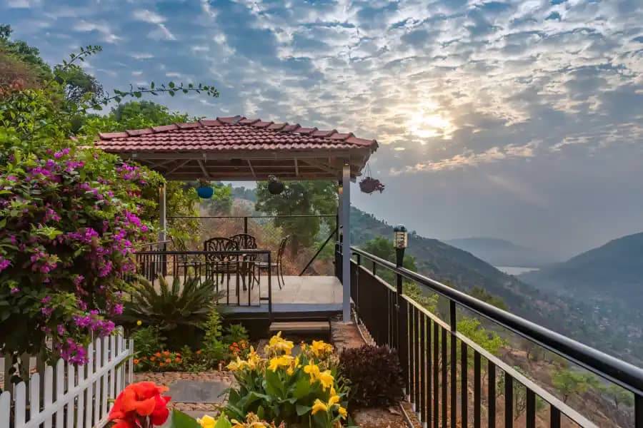 SaffronStays Verandah