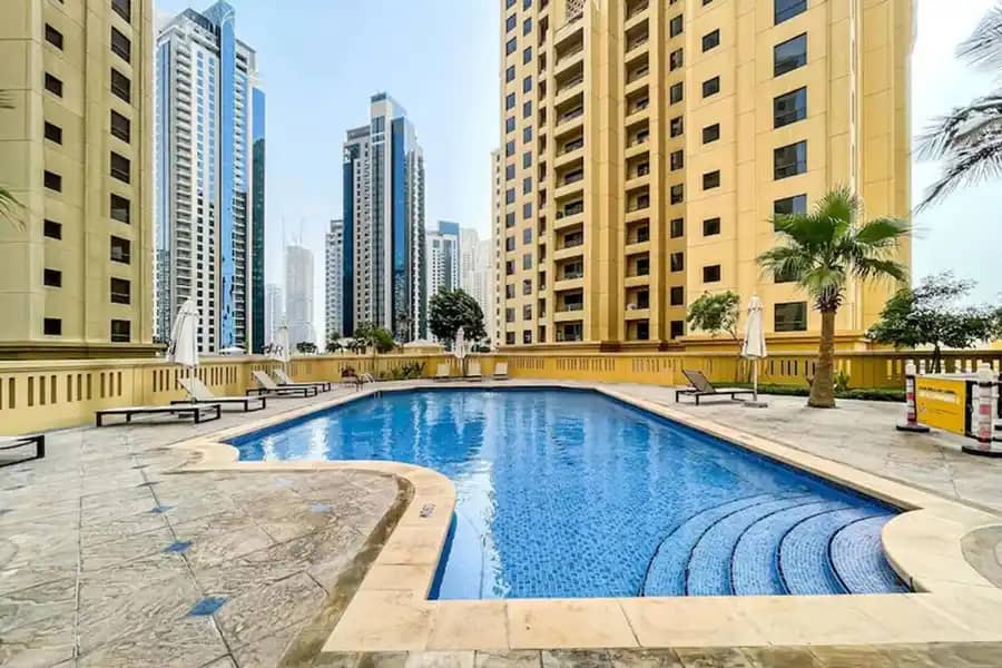 Upgraded 1B with Beach Access and Ain Dubai Views